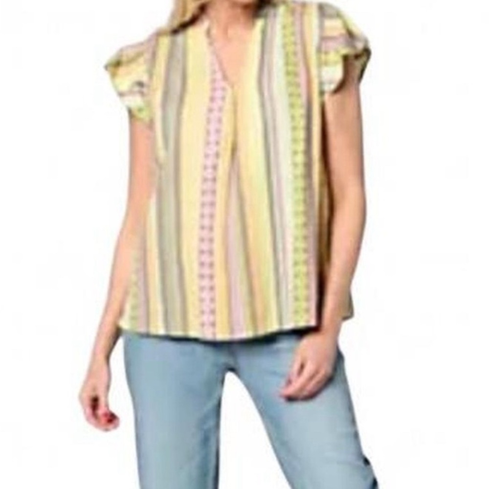 Studio Multicolor Striped Blouse - image 1